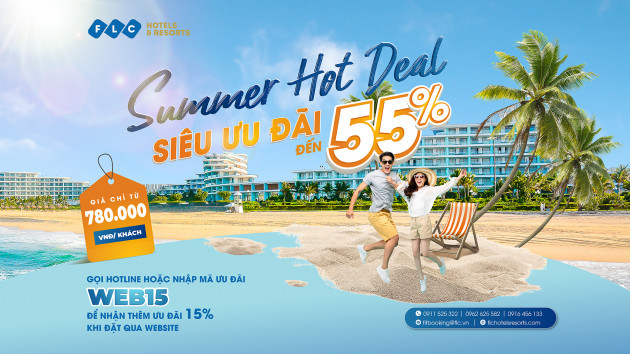 Summer Hot Deals - Siêu ưu đãi đến 55%