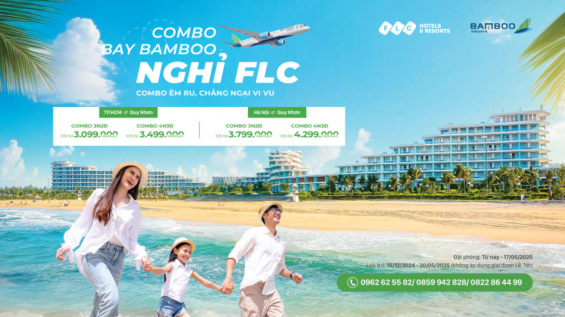 COMBO BAY BAMBOO, NGHỈ FLC