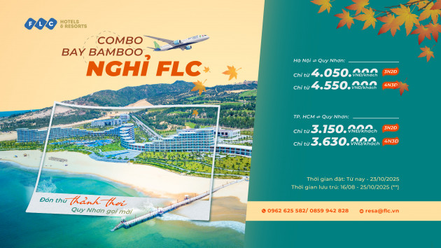 COMBO BAY BAMBOO NGHỈ FLC