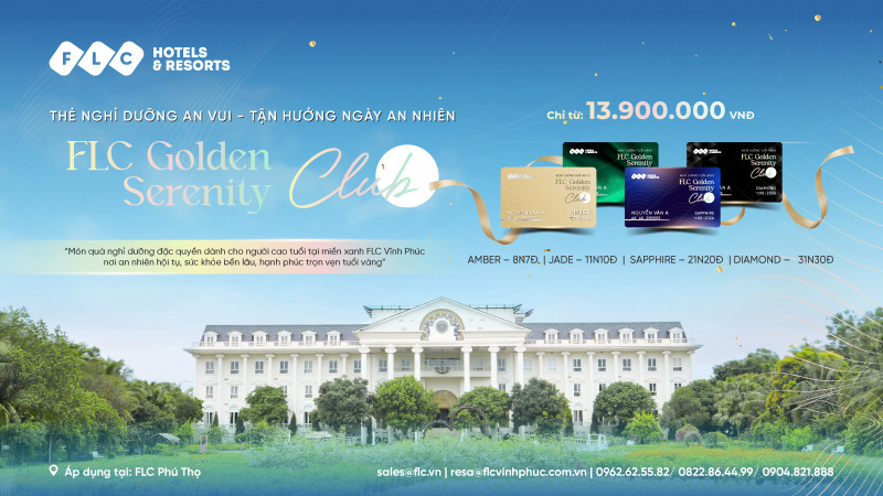 THẺ NGHỈ DƯỠNG AN VUI – MÓN QUÀ AN NHIÊN GỬI TẶNG ĐẤNG SINH THÀNH