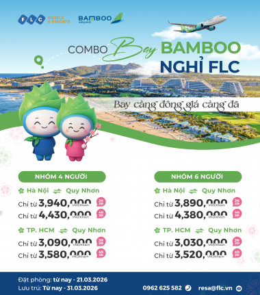 Kỳ nghỉ biển trọn gói cho gia đình và nhóm bạn