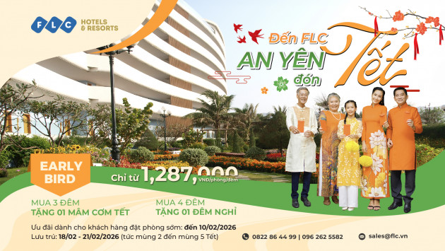 Nghỉ dưỡng Tết 2026 tại quần thể FLC, khi mùa đoàn viên trở về trạng thái an yên