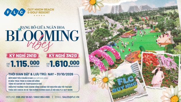 BLOOMING VIBES - RẠNG RỠ GIỮA NGÀN HOA TẠI FLC QUY NHƠN